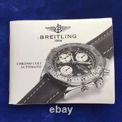 100% Original Breitling Chrono Colt Automatic Booklet In Excellent Condition