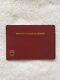 100% Original Tudor Red Leather Card Holder Code 102.00.03 Excellent Condition