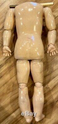 15 Rare Size Antique Kestner Fully Jointed Marked Doll Body Excellent Condition