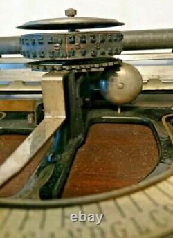 1892 Peoples Index Typewriter Excellent Condition & Original