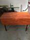 18th Century Federal Cherry Dropleaf Farm Table Excellent Condition