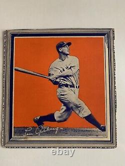 1936 Lou Gehrig Wheaties Panel Series 3 #4-RARE Card In This Condition