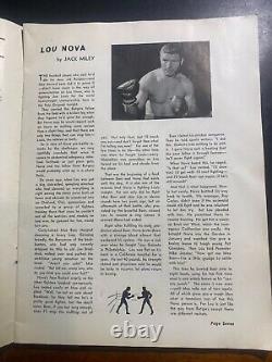 1941 JOE LOUIS VS LOU NOVA ON SITE BOXING PROGRAM Very good Condition