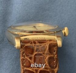 1947 14K Gold Rolex Bubbleback Ref. 3131 Original Dial Excellent Condition