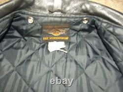1950's Harley Davidson Motorcycle Leather Jacket Vintage S M Excellent Condition