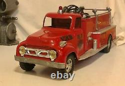 1950's Tonka Fire Truck Pumper No. 5 Original Excellent Condition See Photos