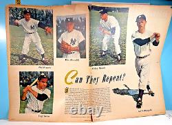 1952 New York Newspaper Yankees Can They Repeat Early Mantle? VERY RARE