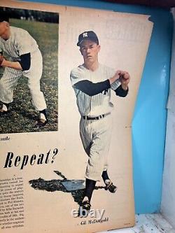 1952 New York Newspaper Yankees Can They Repeat Early Mantle? VERY RARE