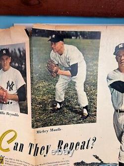 1952 New York Newspaper Yankees Can They Repeat Early Mantle? VERY RARE