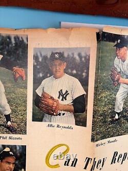 1952 New York Newspaper Yankees Can They Repeat Early Mantle? VERY RARE