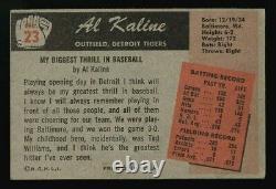 1955 Bowman #23 Al Kaline Well Centered Excellent Condition Free Shipping Tigers
