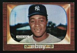 1955 Bowman #68 Elston Howard Rookie Card Excellent Condition First Black Yankee