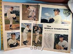 1957 Sunday New York News Paper Yankees World Champs Mantle? VERY RARE