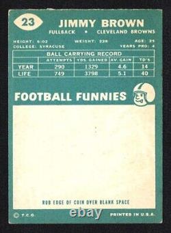 1960 Topps 23 Jim Brown Centered Strong Excellent Condition Best $200 Ebay Price