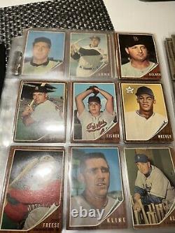 1962 Topps MLB Partial Set (295/598) Excellent/Good Condition/Very Good