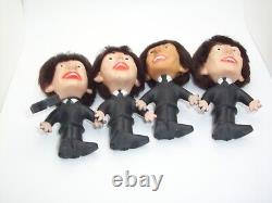 1964 Original Remco Nem Beatles Figures Lot Of 4 Excellent Condition