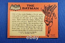 1966 Topps Batman #1 The Batman Excellent++ Condition