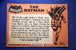 1966 Topps Batman #1 The Batman VG Condition