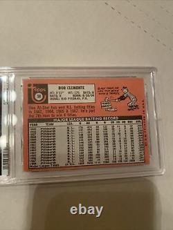 1969 Topps #50 Bob Clemente PSA 4. Card Is In Excellent Condition
