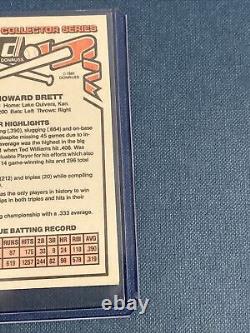 1981 Donruss #100 Rare George Brett Error Card In Excellent Mint Condition