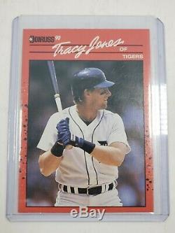 1990 Donruss Baseball Cards TRACY JONES CARD Excellent Condition Detroit Tigers
