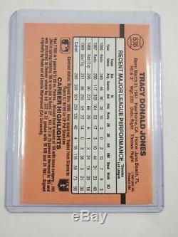 1990 Donruss Baseball Cards TRACY JONES CARD Excellent Condition Detroit Tigers