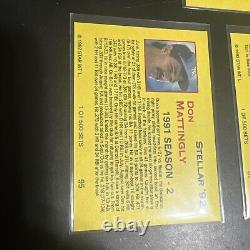 1992 STAR CO. STELLAR DON MATTINGLY SET ONLY 100 SETS WithPromo/Cert? EBAY POP 1