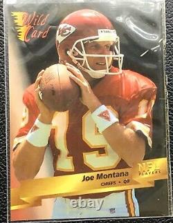 1993 Nfl Players Club Wild Card Joe Montana 10 Stripe Excellent Condition