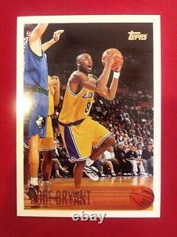 1996-97 Topps Kobe Bryant #138 Rookie Card RC Lakers HOF Excellent Condition