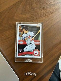 2011 Topps Update #US175 Mike Trout Angels RC. PSA unknown but excellent shape