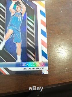 2018 Prizm Luka Doncic Rwb Red White Blue Rookie Card RC. Excellent condition