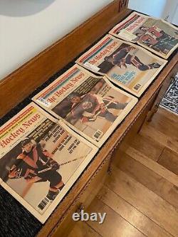 23 weekly papers of the hockey news from 1978-83 - Excellent Condition