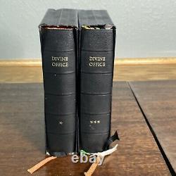 2 Divine Office 1963 Latin/English (1 & 3) in Excellent Condition w orig sleeves
