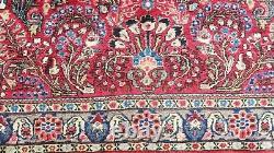3'3 x 5'3 Antique Sarouk rug, c-1920, Excellent Condition #11787