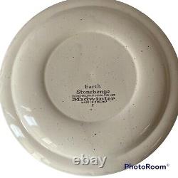 6 Midwinter Stonehenge 10.5 Earth Dinner Plates Excellent Condition MCM