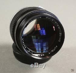 85mm Olympus OM Zuiko Auto-T lens. F12 Excellent+ condition. Original caps