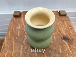 A Wonderful GRUEBY POTTERY Cucumber Mint Green Vase Excellent Condition