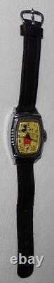All Original Set Ex! Disney 1939 Ingersoll Mickey Mouse Wristwatch-working