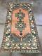 Anatolian Turkish Rug, High Pile, Excellent Condition. 39x73