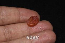 Ancient Carnelian Islamic Middle Eastern Intaglio Seal in Excellent Condition