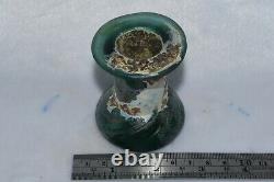 Ancient Iridescent Roman Glass Vessel with Amazing Patina in excellent Condition
