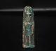 Ancient Old Egyptian Faience Amulet Shabti Figurine In Excellent Condition