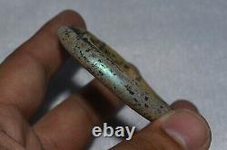 Ancient Perfect Roman Glass Bracelet with Rainbow Patina in excellent Condition