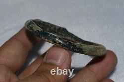 Ancient Perfect Roman Glass Bracelet with Rainbow Patina in excellent Condition