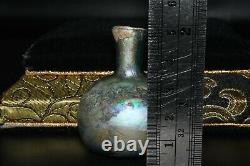 Ancient Roman Glass unguentarium Bottle C. 2nd Century AD in excellent Condition