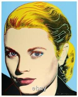 Andy Warhol Grace Kelly Original 1984 Hand Signed Serigraph EXCELLENT CONDITION