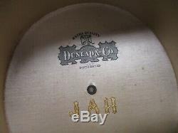 Antique Dunlap & Co Black Beaver & Silk Top Hat Excellent Condition