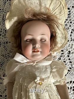 Antique German Bisque Doll Marked 585 3 Bahr Proschild 13 Excellent Condition