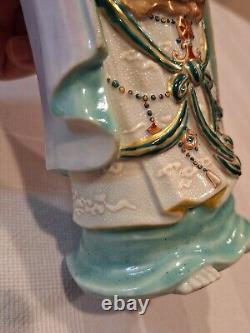 Antique Japanese Meiji Period Porcelain Kwan-yin Figurine Excellent Condition