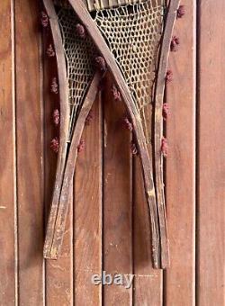 Antique North American Tribal Snowshoes in Excellent Original Condition